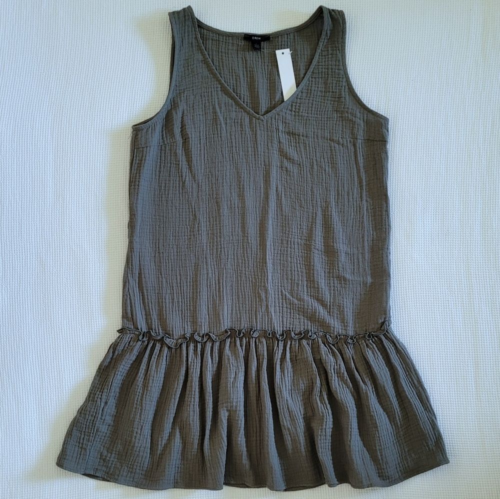 ✨️HP✨️ DREW Sage Colored Tank Dress - NWT - Picture 8 of 13